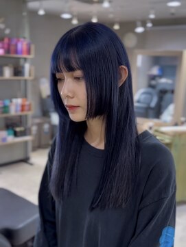 トイボックス(TOYBOX) ネイビー/姫カット