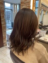 ルページ 千葉(lpage)&nbsp;髪質改善/顔周りレイヤーカット/グレージュ[千葉/千葉駅]