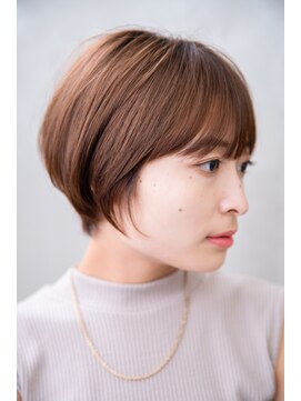 ショートカット×ワンカールパーマ