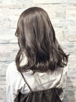 ヴィソップ(V.S.O.P)&nbsp;オリーブグレージュ×ワンレングスロング