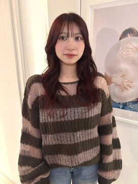 シータ(sheta) 【表参道sheta/riria】ボルドーカラーレイヤーカット