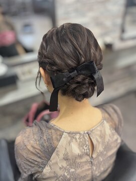 ビゼ 梅田(BIZE) ボブさんでも○ふわふわアップスタイル♪♪