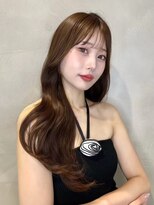 グローアイヴィ 大宮(GLROW IVY)&nbsp;くびれヘアブラウングレージュシースルーバング