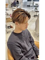 タブーアイ(TABOO.i)&nbsp;【men's】フェザーショート×ゴールドハイライト