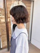 サイン ハニー(Sign honey) パーマを活かしたボブスタイル