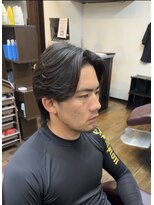 ラボーテイサミヘアーイースト(La.beaut'e ISAMI HAIR EAST) メンズセンターパートウルフ