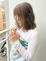ミント(mint) ☆オリーブベージュ☆ブリーチなしダブルカラー☆ボブ☆