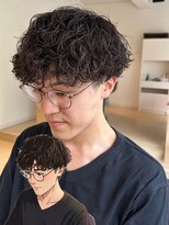 オム グランド(HOMME GRAND)&nbsp;【藤田翔吾】ルーズスパイラルパーマ