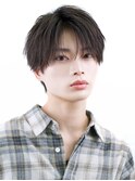 ツーブロック韓国マッシュ【こぼしシースルーバング】