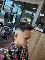 タフ バーバーショップ 大濠店(TOUGH BARBER SHOP)&nbsp;ウェーブアップスタイル