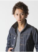 アップバングショート、サイドパート