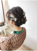 ロングシニヨンアレンジ【ヘアアレンジ　立川/立川南/八王子】