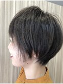 丸みショートボブ