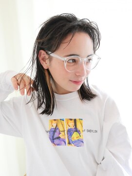 ネオリーブ チロル 横浜西口店(Neolive CiroL.) イヤリングカラー ウエット仕上げミディアム