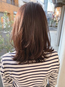 ロッコ(ROCCO) レイヤーボブ×ラベンダーベージュ　[八王子]ROCCO