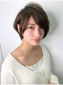 【サングース東海林】耳にかけてもオシャレな大人ショートの髪型