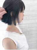小顔セミウェットウェーブピンクベージュハイライトカラー