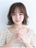 大人かわいい 小顔 エアリーボブ