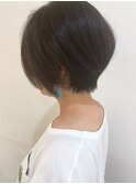 【松戸　ムラマツ】ショートボブ　サイド刈り上げ前髪なし