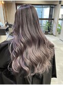 グレーベージュニュアンスカラーアッシュミルクティー