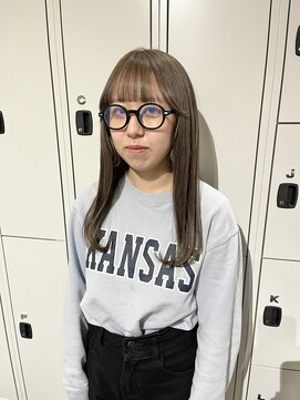 カフ(CAF) CAF FUKO/グレージュカラー/透け感カラー/大阪/心斎橋