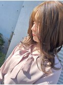 ミルキーベージュ＊ケアカラー/透明感カラー/ベージュカラー