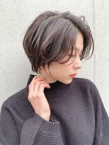 ショート/ボブ/レイヤーカット/グレーベージュ/髪質改善[池袋]