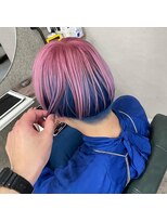 ラル(Lull)&nbsp;複雑履歴から【ピンクとブルー】before afterあり/メンズカット