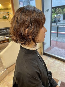 ラウンジ モリオ イケブクロ(Lounge MORIO Ikebukuro) ぷつっとボブパーマ/切りっぱなしボブパーマ/スパイラルパーマ◯