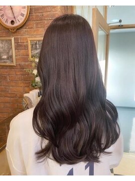 レリー バイ アルティナ 川越店(Lelie by artina) 暗めカラー_艶カラー_パープルガーネット