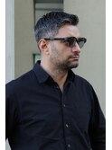 海外大人アップバングフェード：大村　大心