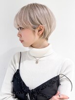 アルバム 池袋(ALBUM)&nbsp;美髪グレーベージュフレンチカジュアルくびレイヤー_ba500151