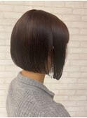 20代30代大人可愛い小顔ショート丸みボブウルフカット