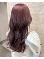 オーブ ヘアー テンジン 天神店(AUBE HAIR tenjin)&nbsp;ピンク系の甘すぎない女性らしいカラーも得意です◎