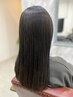 【大人女性おすすめ・日曜条件有】カット＋温感カラー＋頭浸浴ヘッドスパ　