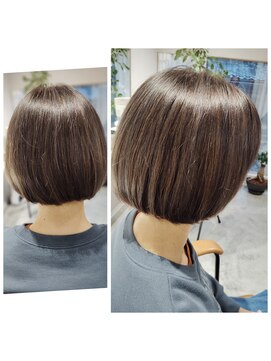 美容室こと 丸いボブ