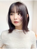 美髪顔周りレイヤーくびれヘアミディアム_9542