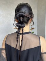 イルウィ(irwi)&nbsp;【miku/ヘアセット】結婚式/カチモリ/韓国ヘア/タイトヘア