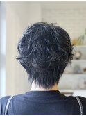ハンサムショート　パーマ