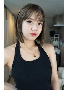 ホロン 池袋(HOLON) 池袋美容室HOLON【ヘイリーボブ/切りっぱなし/タッセル】