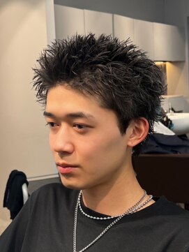 ゴールドシブヤ(GOALD SHIBUYA) 【リアルお客様スタイル】黒髪スパイキーショート