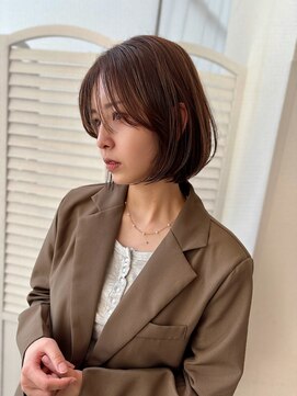 エフ 西大寺(ef) ボブ*小顔ヘア*ベージュカラー*オージュア