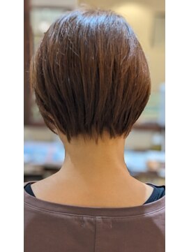 フィルアップヘア (fill up Hair) 冬ヘア◎大人可愛いココアベージュショートボブ小顔