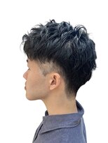 クオリス 上板橋店(QUALIS)&nbsp;20代30代◎爽やか束感ツーブロック刈り上げアップバング