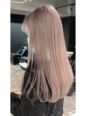 イメチェン/ホワイトブロンド/外ハネボブ/美髪/栄