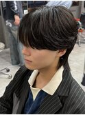 マッシュ/黒髪/ナチュラルマッシュ/メンズ/ツーブロック