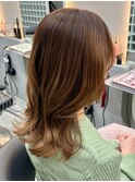 ブリーチなし/髪質改善/スモーキーカラー/グレーブラウン