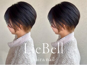リーベル(LieBell)の写真/【美フォルムショートヘアに】計算されたカットで、お家でも簡単に美容室帰りのスタイリングが完成♪