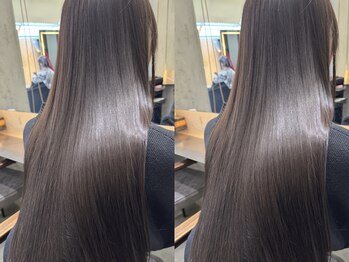 ロンド 表参道店(Lond)の写真/[カット+やわらか縮毛矯正+1stepTR￥15800]傷みを最小限に抑えた髪質改善効果のある縮毛矯正[表参道]