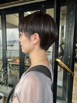 フィルム(FiLMs)&nbsp;艶髪ブラウン/レイヤーカット/大人ショート